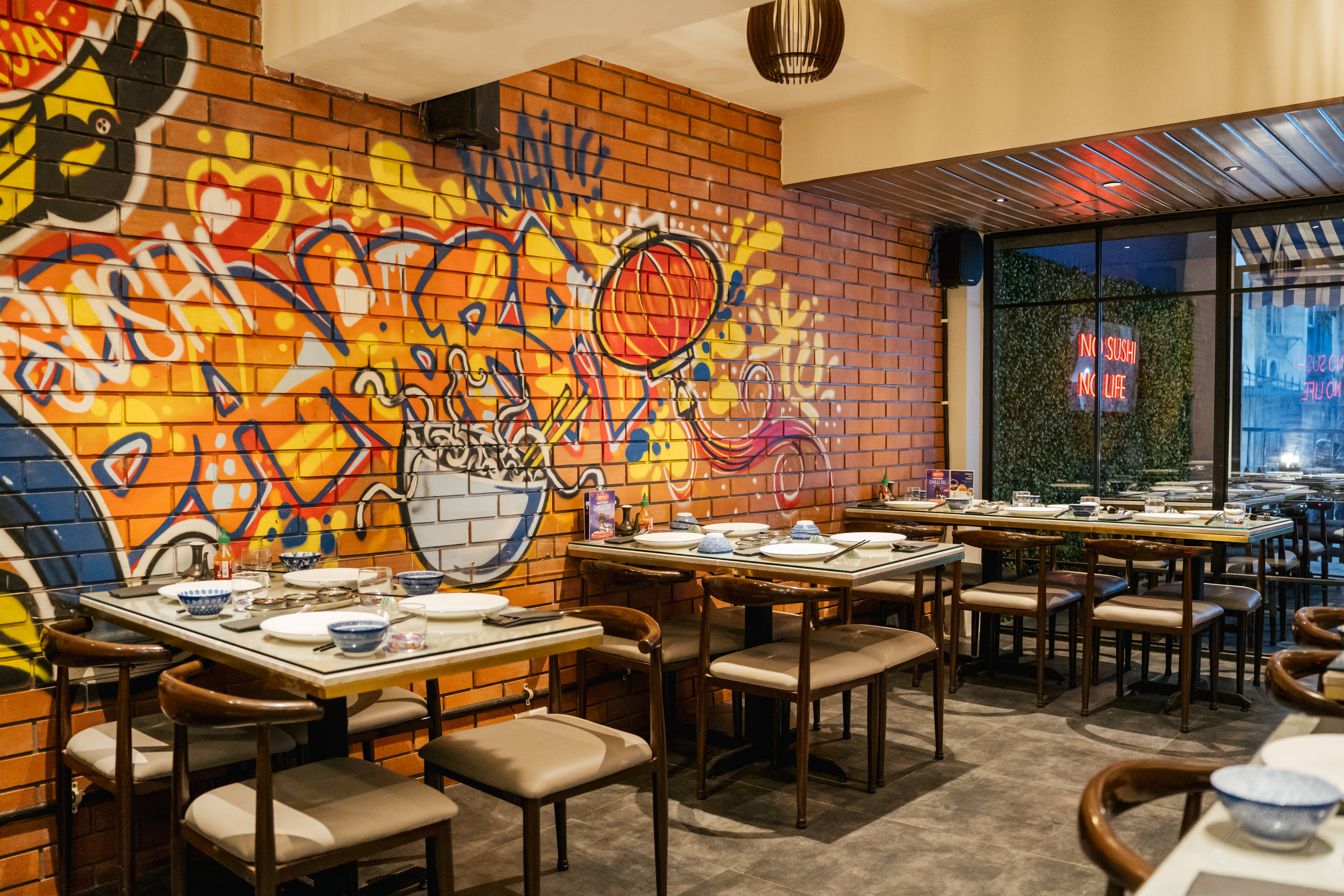 Kuai Kitchen commercial interior design project in Khar, Mumbai